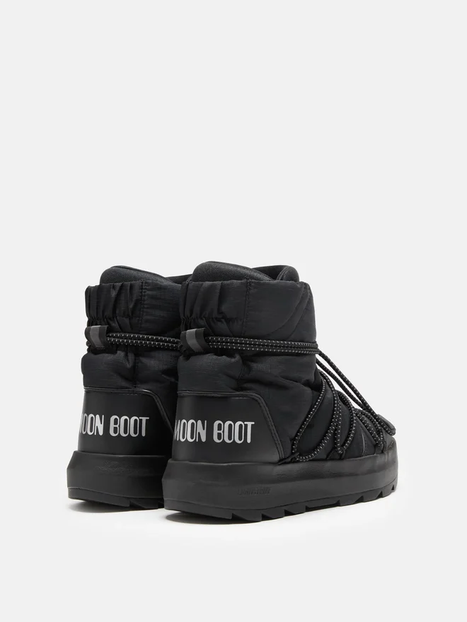 Adidas X Moon Boot Black Ace Mid-Top Sneakers Adidas X Moon Boot Black Ace Mid-Top Sneakers