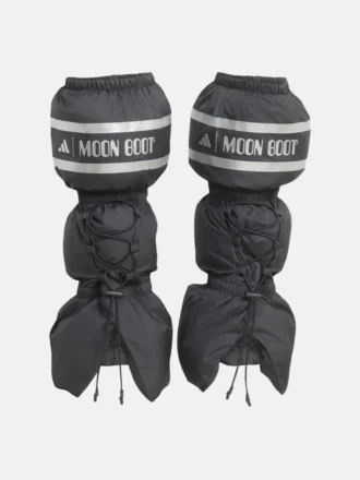 Adidas X Moon Boot svarta benvärmare