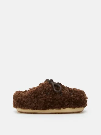 Evx mörkbruna Curly Mules