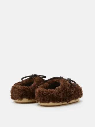 Evx mörkbruna Curly Mules