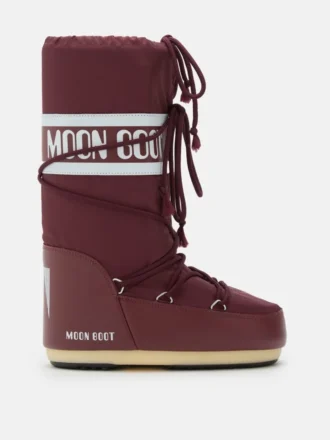 Icon burgundy nylonstövlar