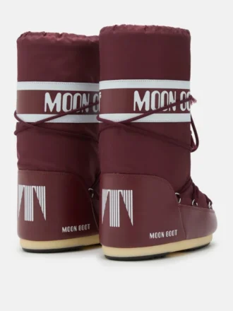 Icon burgundy nylonstövlar