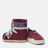 Icon Low burgundy suede boots