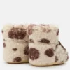 Icon Low Cow Print Curly Boots