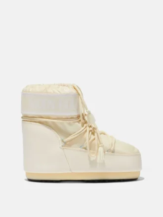 Icon Low Cream Nylon Boots
