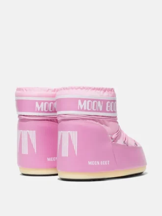 Icon Low rosa nylonstövlar