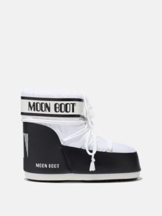 Icon Low White Nylon Boots