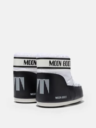 Icon Low White Nylon Boots
