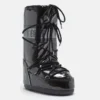 Icon svarta glitterboots
