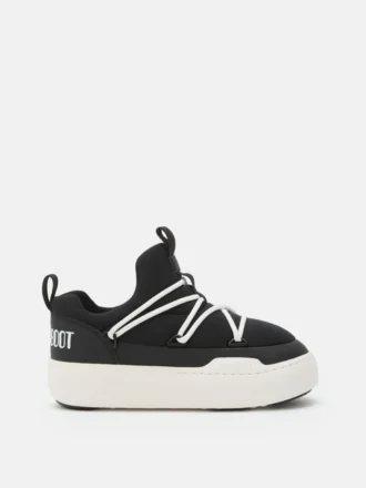 Junior Park Black Low Lace Sneakers