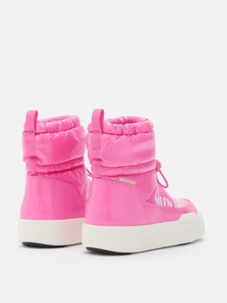 Junior Park Tube Pink Glitter Mid Boots Junior Park Tube Pink Glitter Mid Boots