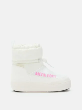 Junior Park Tube White Glitter Mid Boots Junior Park Tube White Glitter Mid Boots
