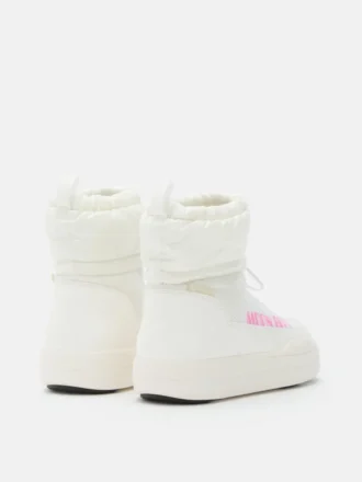 Junior Park Tube White Glitter Mid Boots Junior Park Tube White Glitter Mid Boots