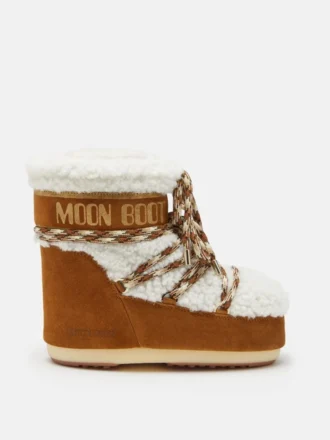 Lab69 Icon Low Brown Shearling Boots