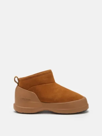 Mezzaluna bruna ankelboots i mocka