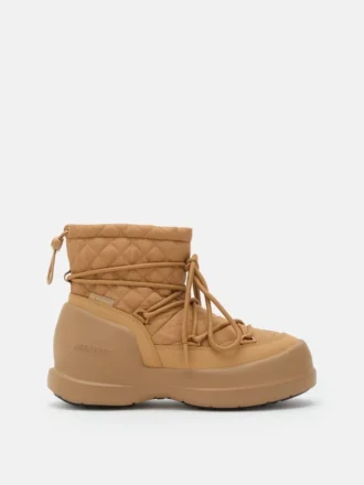 Mezzaluna Mid Camel Quilted Boots Mezzaluna Mid Camel Quilted Boots