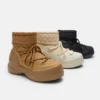 Mezzaluna Mid Camel Quilted Boots Mezzaluna Mid Camel Quilted Boots