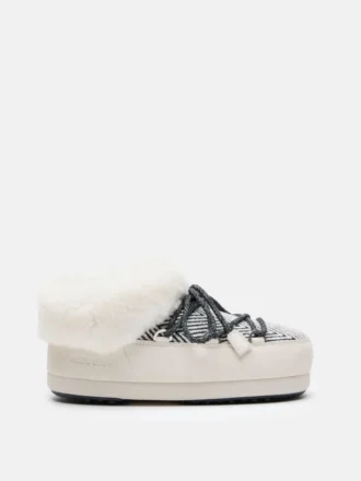 Moon Boot X Guest in Residence Evx Chalet White Sand Mules i fuskpäls