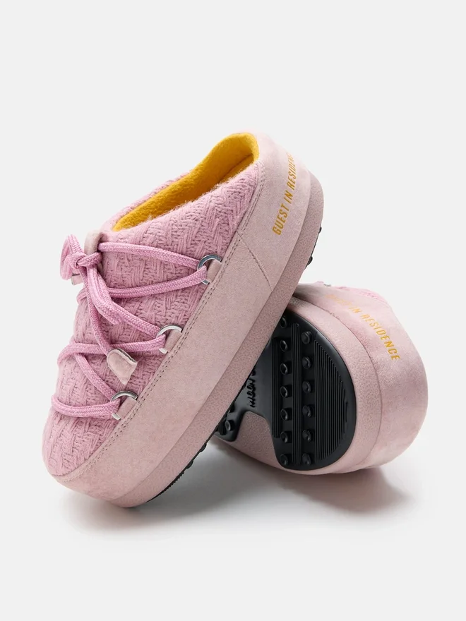 Moon Boot X Guest in Residence Evx Rose Knit Mules Moon Boot X Guest in Residence Evx Rose Knit Mules