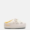 Moon Boot X Guest in Residence Evx White Sand Knit Mules