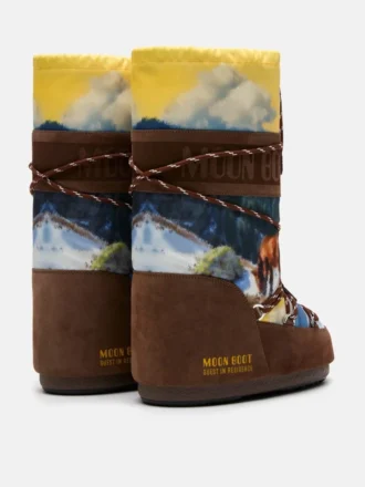 Moon Boot X Guest in Residence Icon High Postcard Cocoa-stövlar