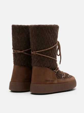 Moon Boot X Guest in Residence Ltrack Cocoa Knit Boots Moon Boot X Guest in Residence Ltrack Cocoa Knit Boots