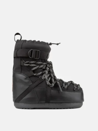 Moon Boot X Moncler Grenoble Icon Low svarta ankelboots