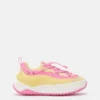 Moon247 Xlace gula och rosa Sneakers