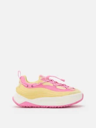 Moon247 Xlace gula och rosa Sneakers