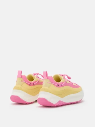 Moon247 Xlace gula och rosa Sneakers