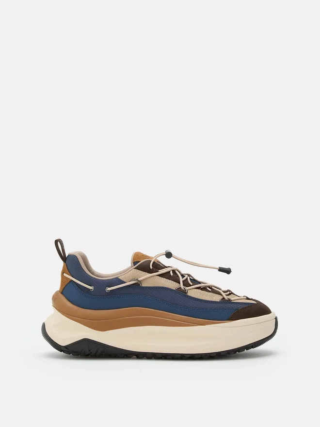 Moon247 Xlace Navy & Brown Sneakers Moon247 Xlace Navy & Brown Sneakers