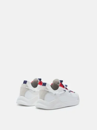 Moonlight-sneakers i vitt, blått och rött Moonlight-sneakers i vitt, blått och rött